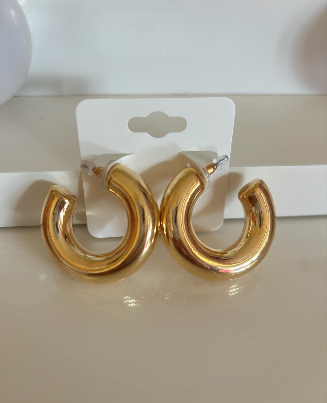 9. Chunky Gold Hoops