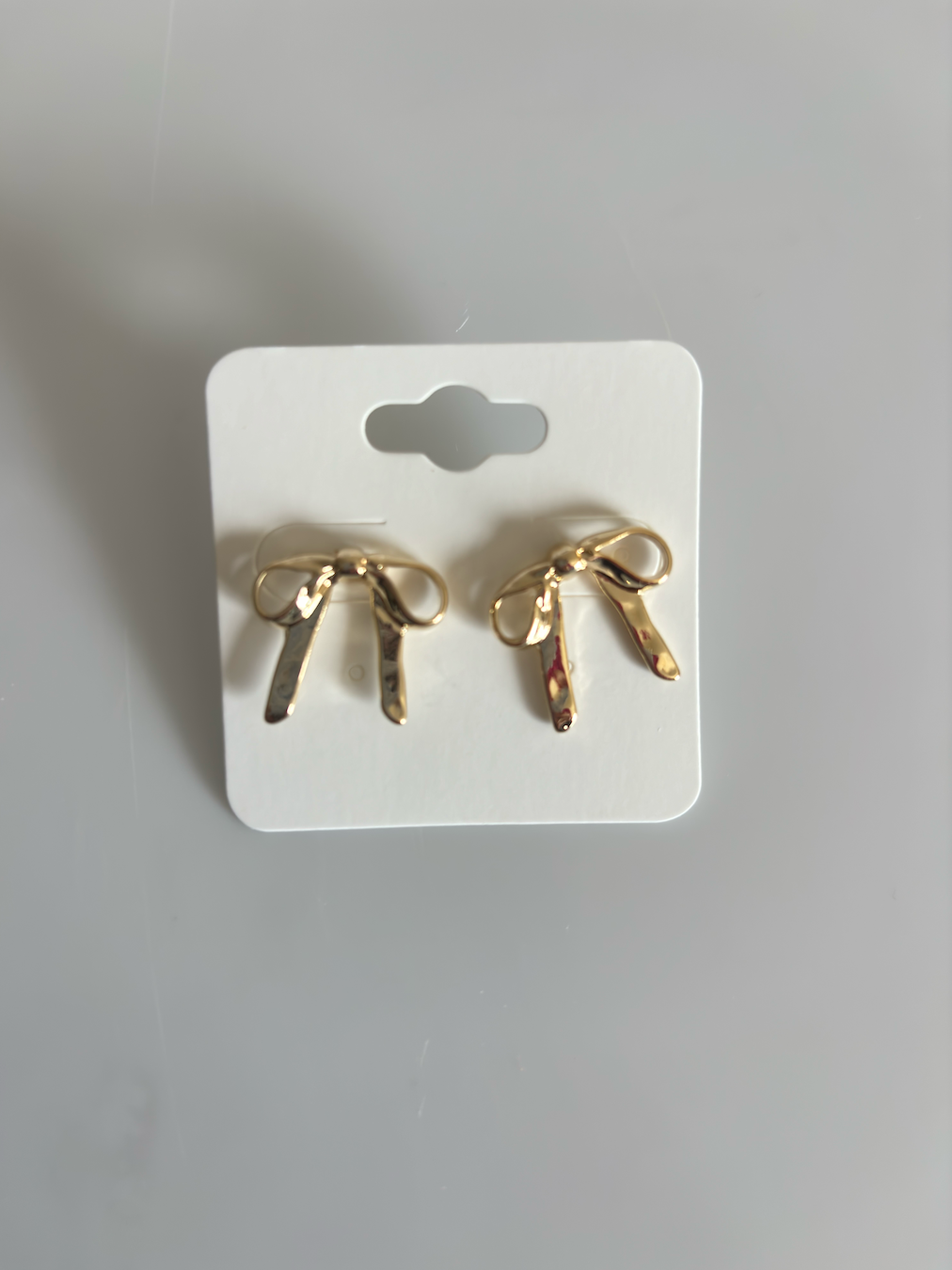 9. Gold Bow Studs