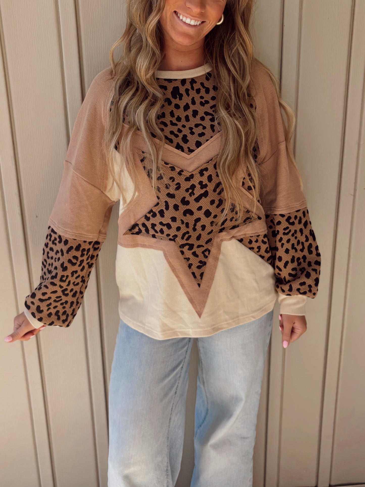 2. NEW Cheetah Star Sweatshirt